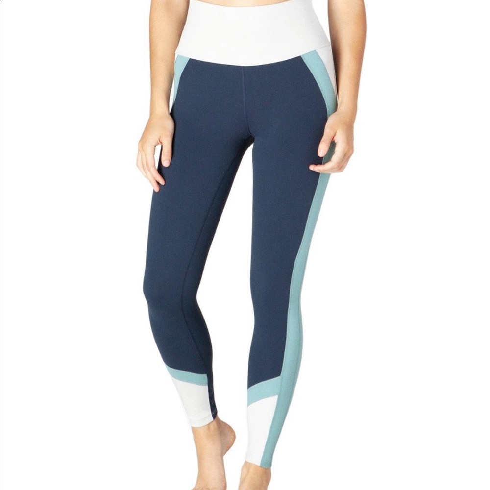 Beyond yoga color block leggings NWT size small